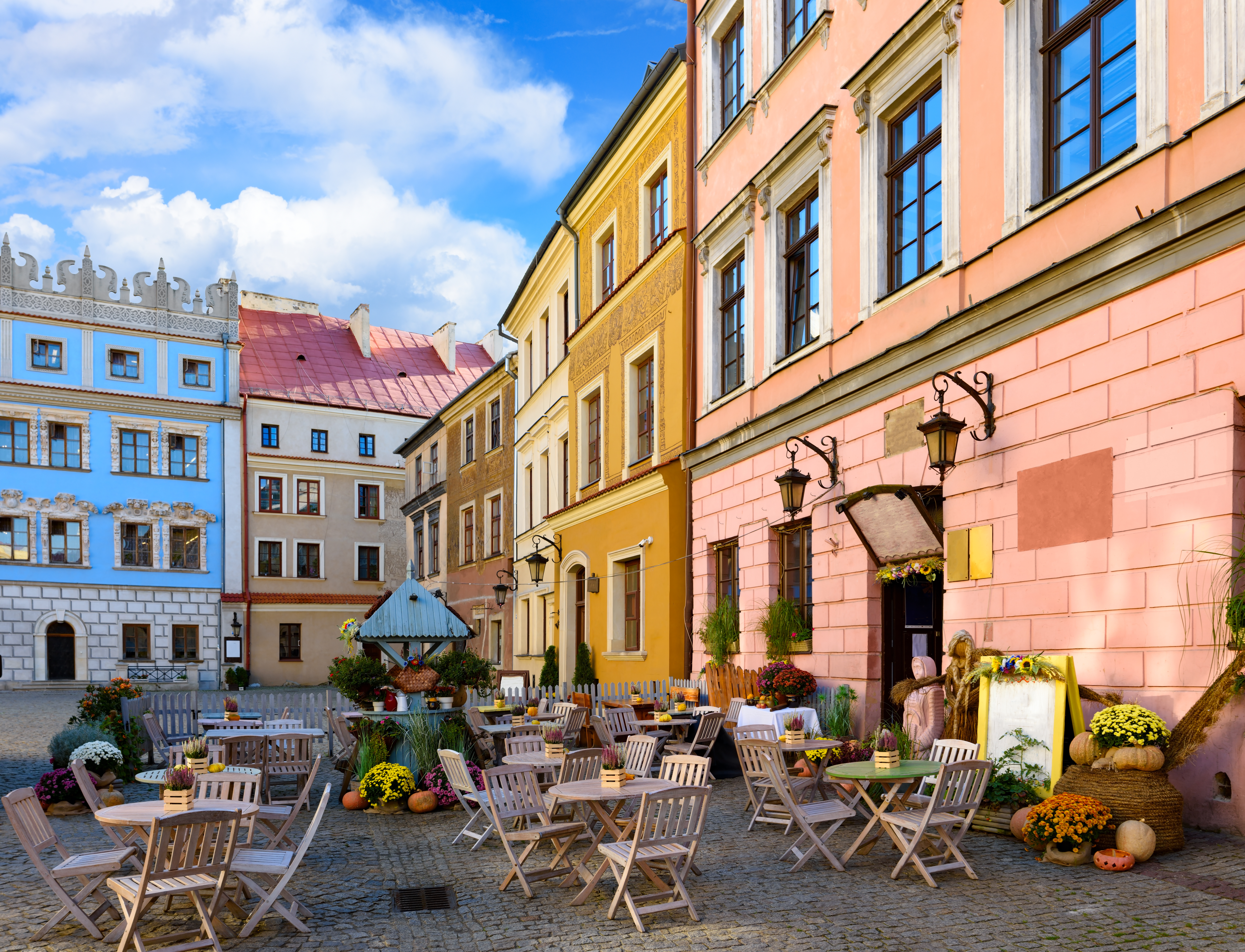Lublin i widok na Stare Miasto